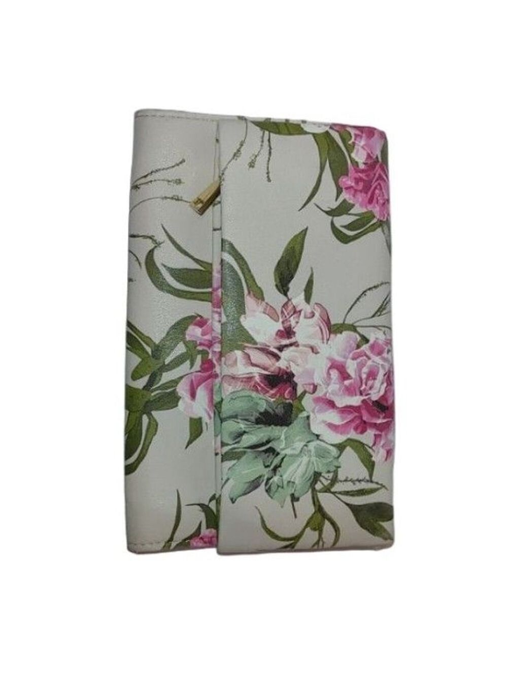INC Floral Leather Clutch